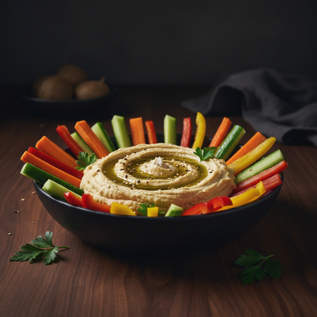 Hummus & Veggie Sticks
